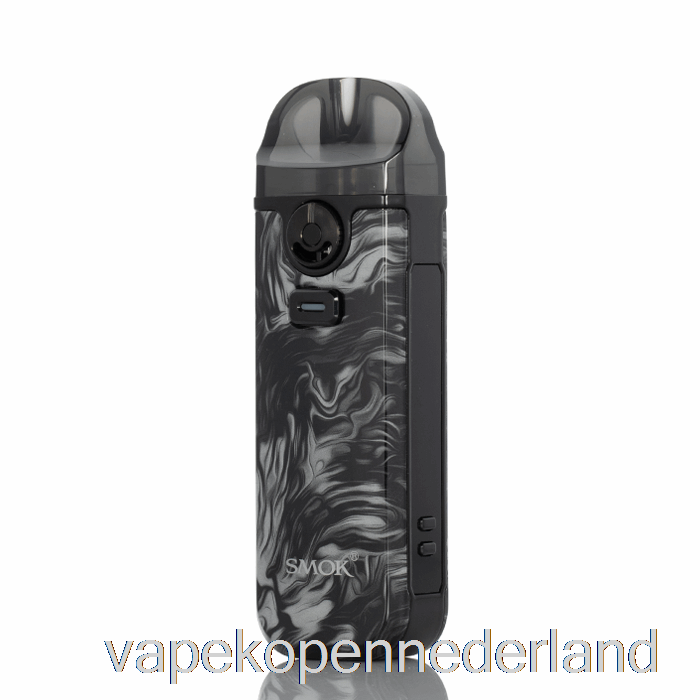 Vape Nederland Smok Nord 4 80w Podkit Vloeistof Zwart Grijs